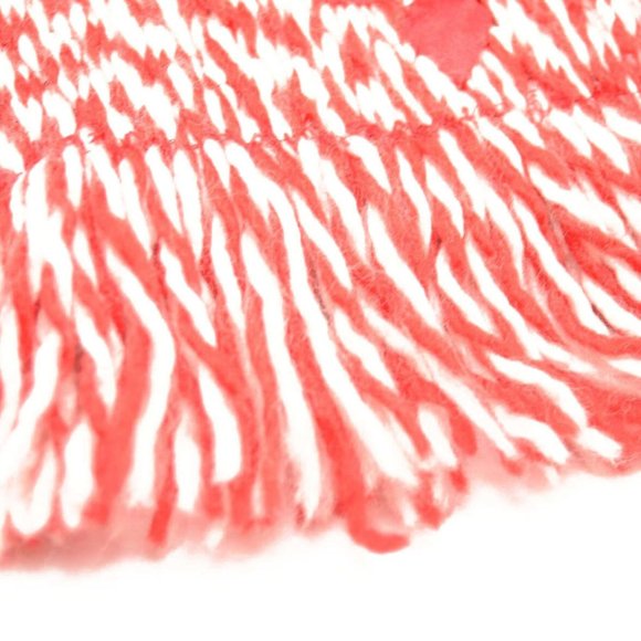 LOUIS VUITTON Wool Silk Logomania Mix Scarf Coquelicot - Picture 7 of 12